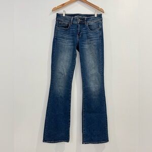 American Eagle Super Stretch Kick Boot Jeans 8 Long